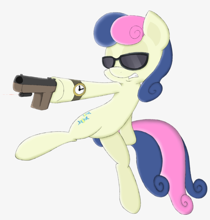 Overlord-derpy, Bon Bon, Colored, Cutie Mark, Drawing, - Pistol, transparent png #4272834