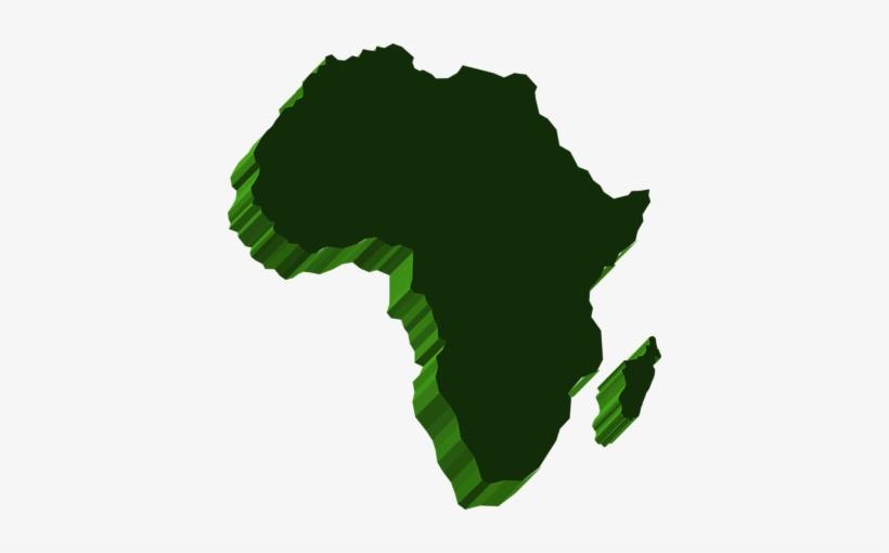 Africa 3d Clipart - Africa Map Outline Zambia, transparent png #4272982