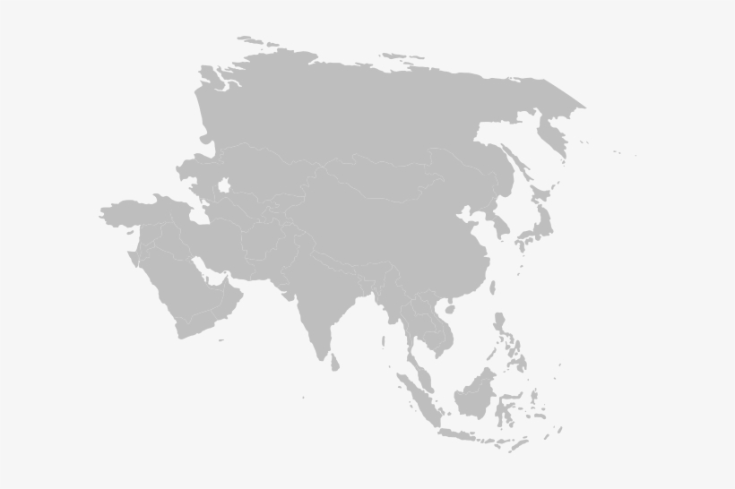 Continent - Asia Continent Map Png, transparent png #4273091