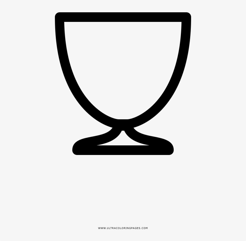 Brandy Glass Coloring Page - Glass, transparent png #4273330