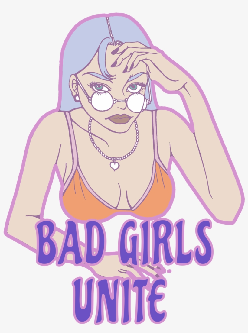 Bad Girls Unite Long Sleeve Shirt, transparent png #4273699