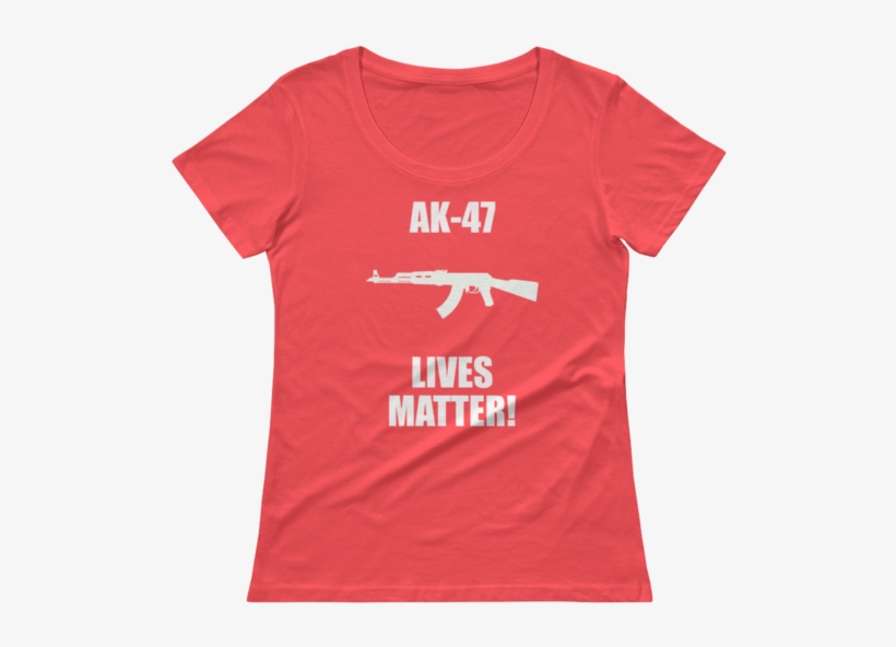 Ladies' Kalashnikov Scoopneck T-shirt - Coca Cola T, transparent png #4273880