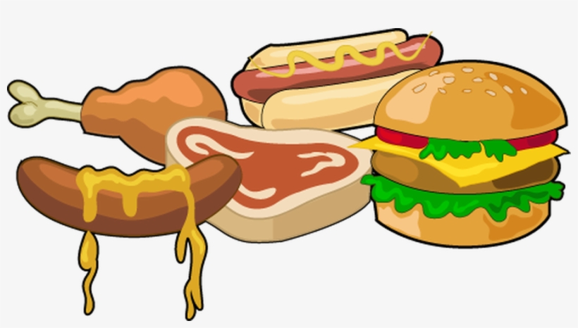 Hamburger Clipart School Food - School Meal, transparent png #4273908