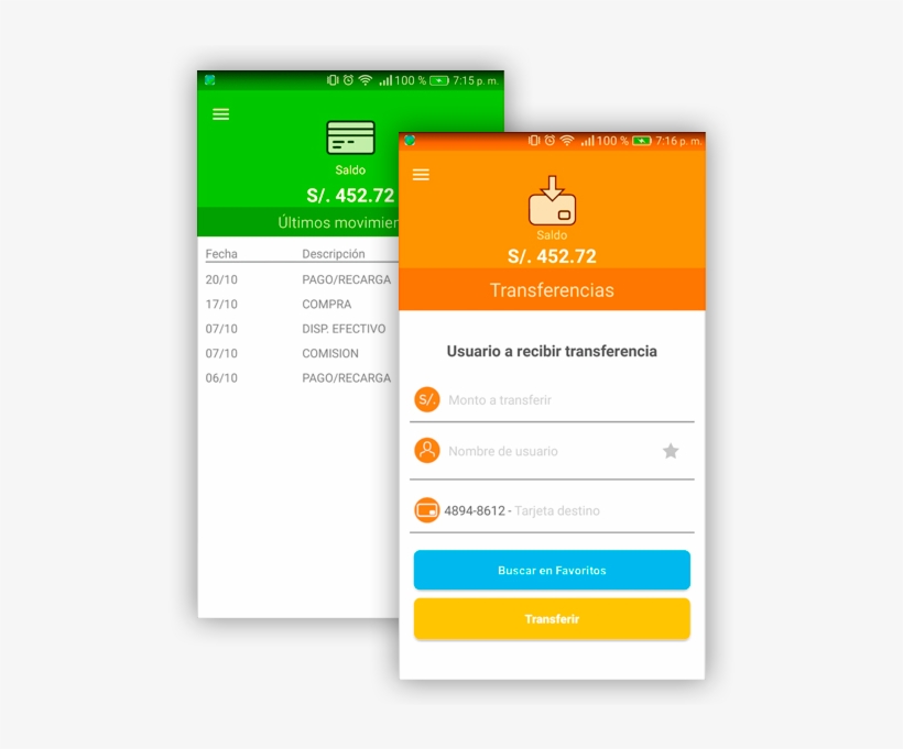 Tarjetas Emitidas - Mobile App, transparent png #4274394