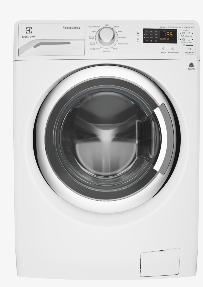 5kg Washer/4kg Dryer Combo Eww12753 - Electrolux 10kg/6kg Front Loading Washer/dryer, transparent png #4274417