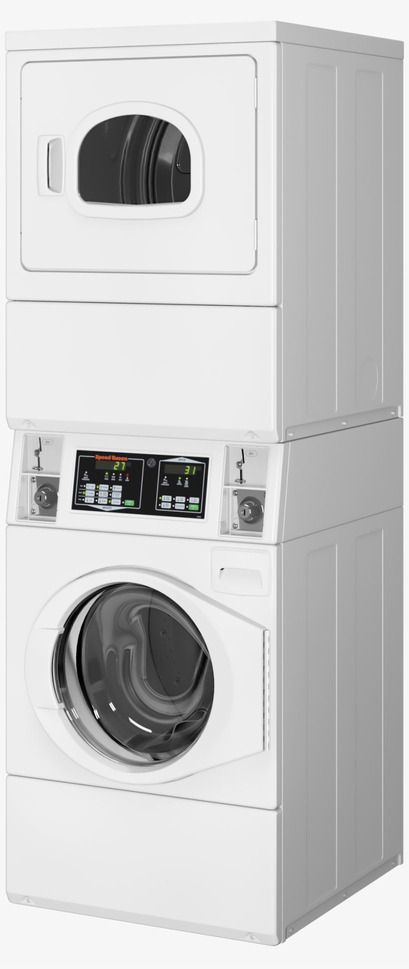 St Drop Qntm 3-4l - Stacked Washer Dryer Speed Queen, transparent png #4274576