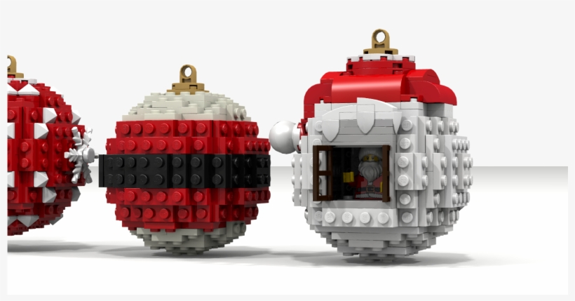 Christmas Balls Ornaments - Lego, transparent png #4275166