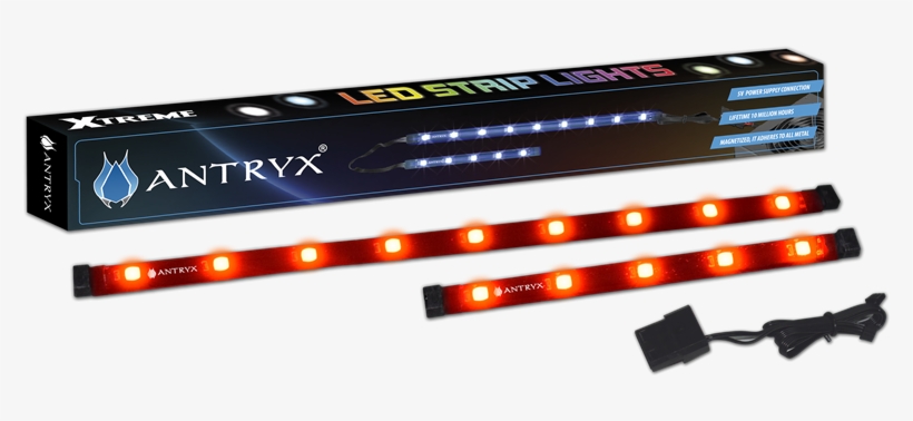 Xtreme Led Strip Lights - Cinta De Iluminacion Blue Led Antryx Kit 2, transparent png #4275314