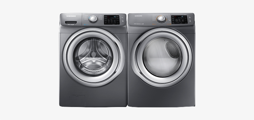 Image For Samsung Front Load Washer And Dryer Set - Samsung Front Load Washer And Dryer, transparent png #4275406