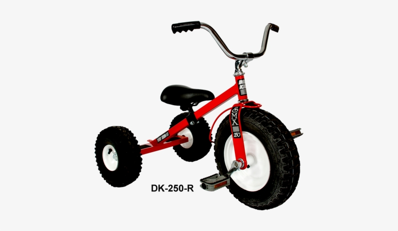 Dk 250 R - Dirt King Kids Tricycle (red), transparent png #4275424