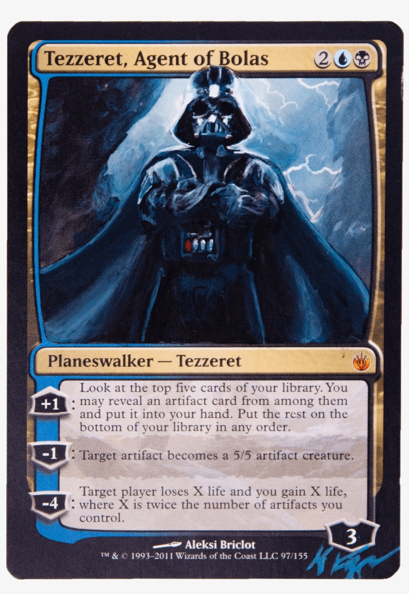 Magic The Gathering Tezzeret, Agent Of Bolas - Mirrodin, transparent png #4275449