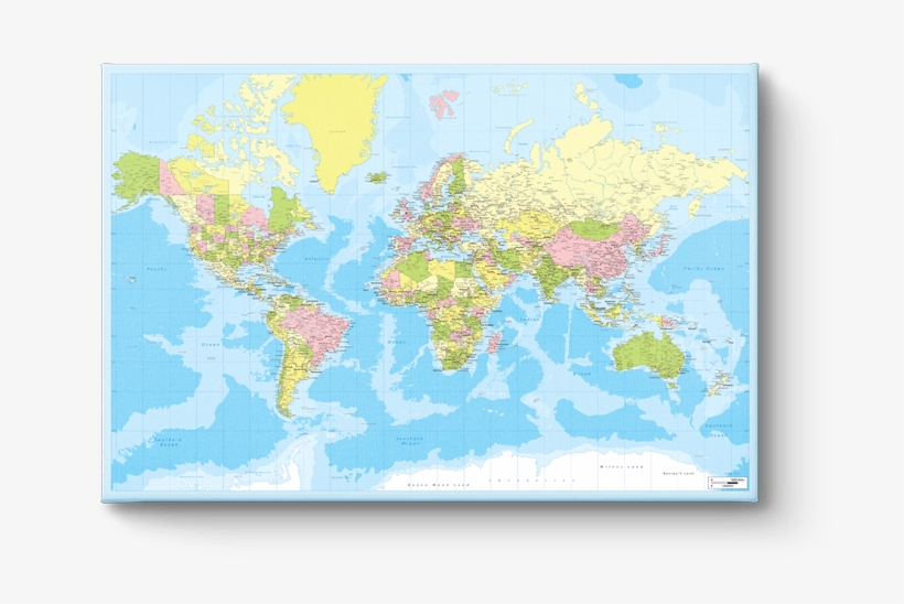 World Map School - World Map, transparent png #4276058
