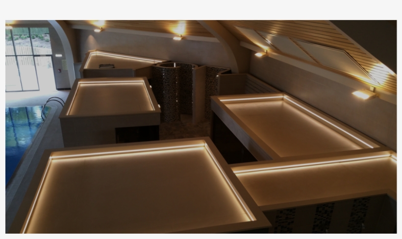 Led Strip Lighting - Stairs, transparent png #4276369