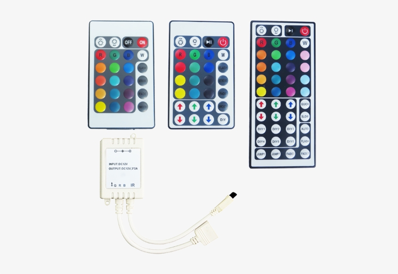 Ir Remotes And Controllers For Rgb Led - Rgb Remote El Wire, transparent png #4276450