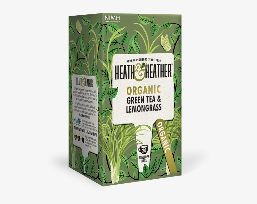 Heath & Heather Organic Green Tea & Cucumber, transparent png #4276573