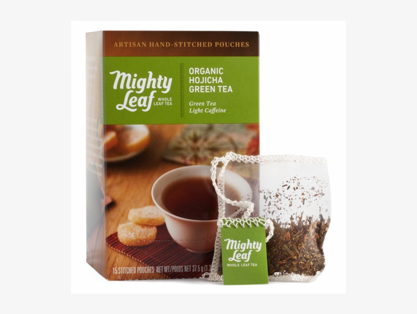 Organic Hojicha Tea Bags - Mighty Leaf - Green Tea Organic Green Dragon - 15 Tea, transparent png #4276578