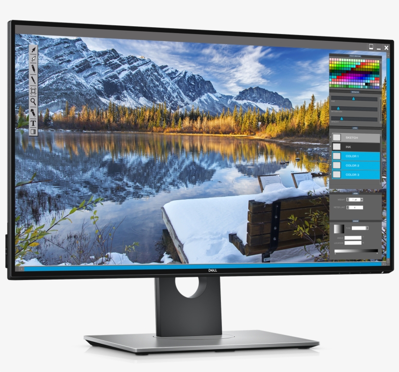 Perfect Who Makes The Best K Monitors With 31 Great - Dell Ultrasharp 25 Monitor U2518d, transparent png #4276641