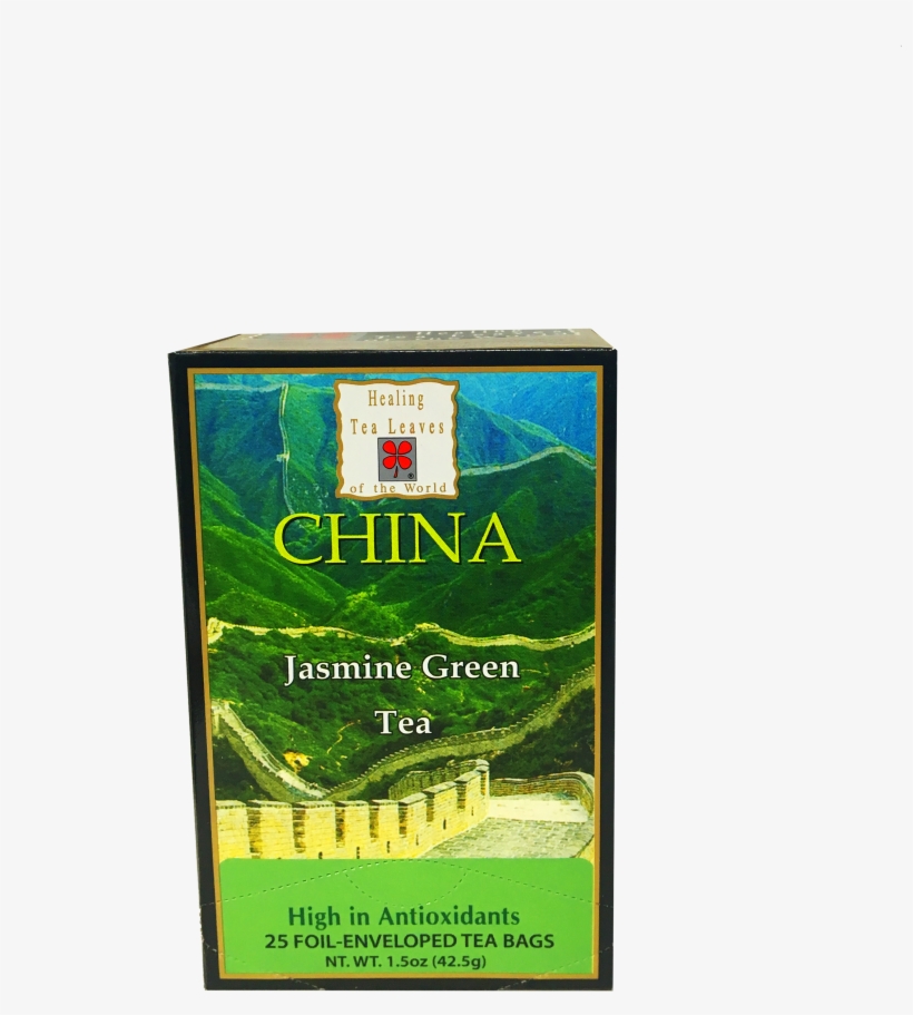 Healing Tea Leaves Of The World Green Tea Jasmine - Healing Tea Leaves Of The World Jasmine Green Tea -, transparent png #4276666