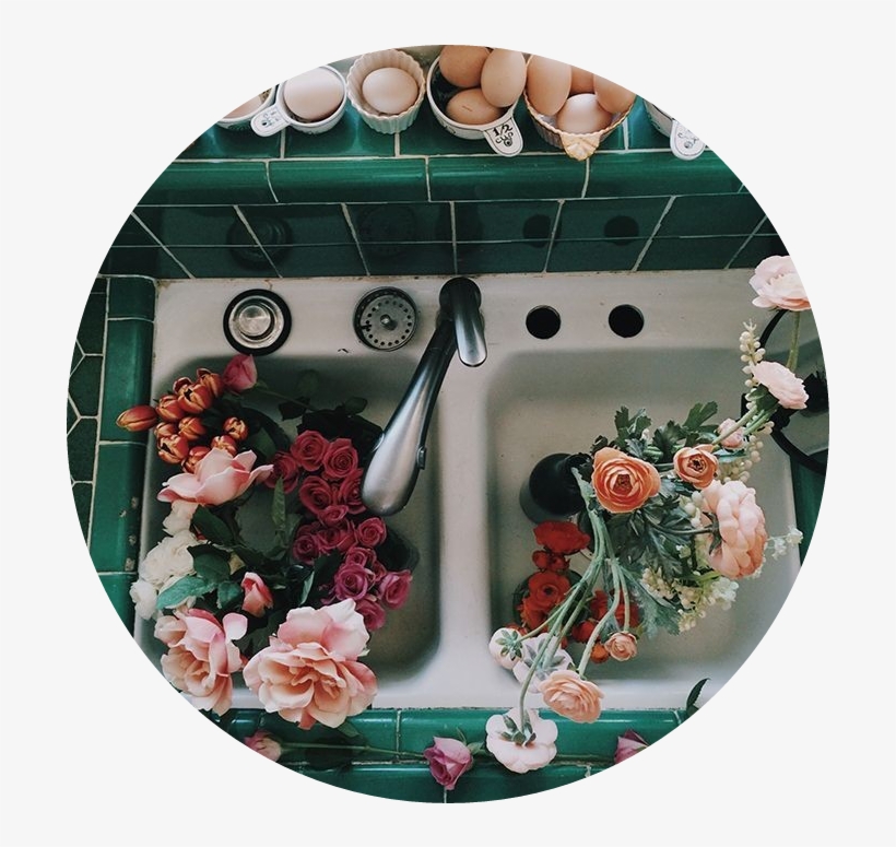 Aesthetic Flowers Flower Sink Tumblr Bts Tumblr Jungkoo - La Casa De Las Flores, transparent png #4276726