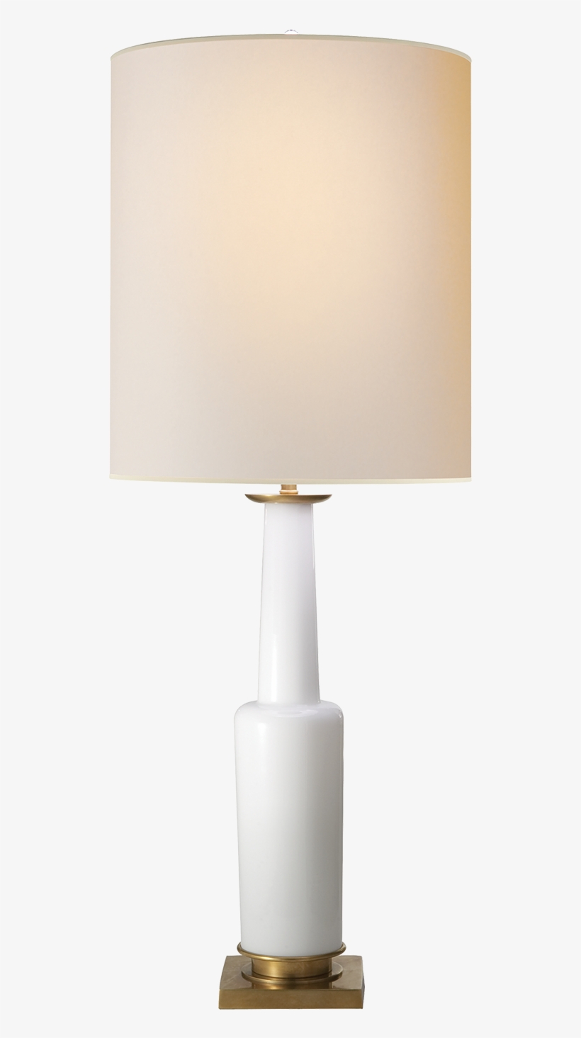 Fiona Small Table Lamp In White Glass With Natural - Visual Comfort Fiona, transparent png #4277466