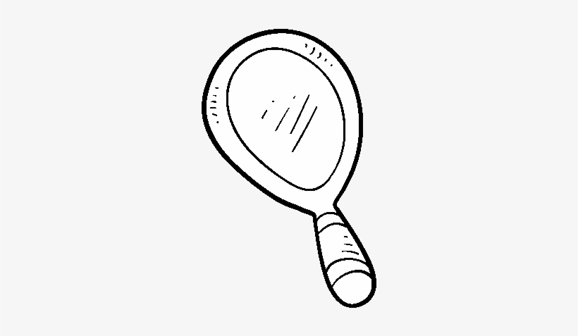 Desenho De Espelho De Mão Para Colorir - Coloring Book, transparent png #4277514