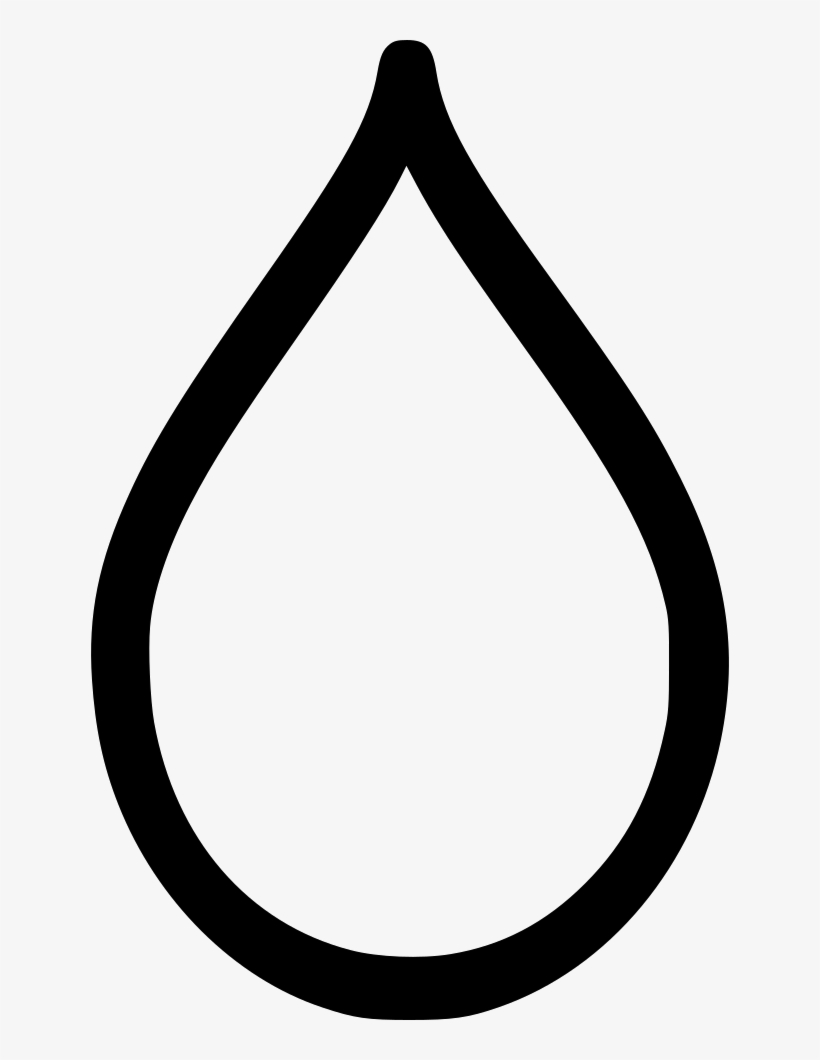 Water Drop Blood - Rain Drop Clip Art Black And White, transparent png #4277617