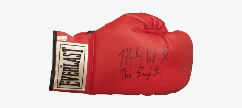Mickey Ward Autographed Everlast Red Boxing Glove W/ - Ken Norton Signed Left Leather Everlast Boxing Glove-, transparent png #4277864