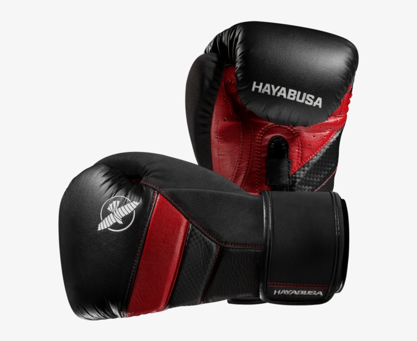 Hayabusa T3 16oz Boxing Gloves (black/grey), transparent png #4278060