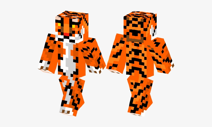Tiger Skins For Minecraft Pe, transparent png #4278085