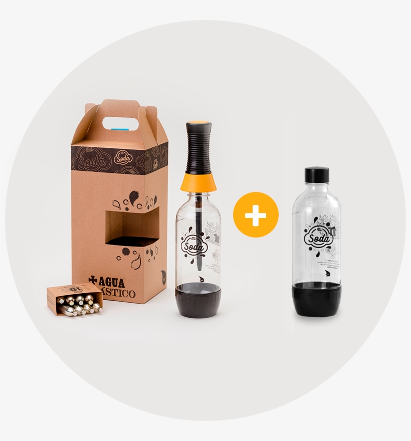 Kit Mi Soda Una Botella - Water, transparent png #4278283