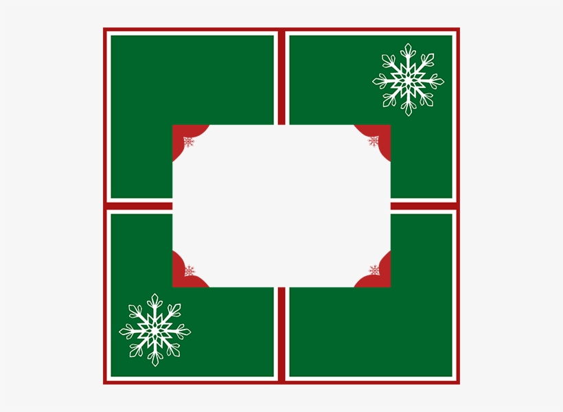 Snowflake Picture Frame Gift Wrapping Paper - Gift Wrapping, transparent png #4278310
