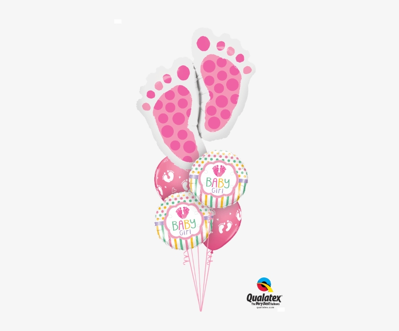 Sweet Baby Feet Balloon Bouquet - Baby Feet Balloon Bouquets, transparent png #4278692