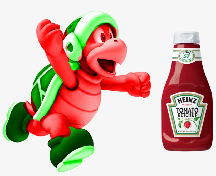 Ketchup Bro - Personajes De Mario Bros Tortuga, transparent png #4278968