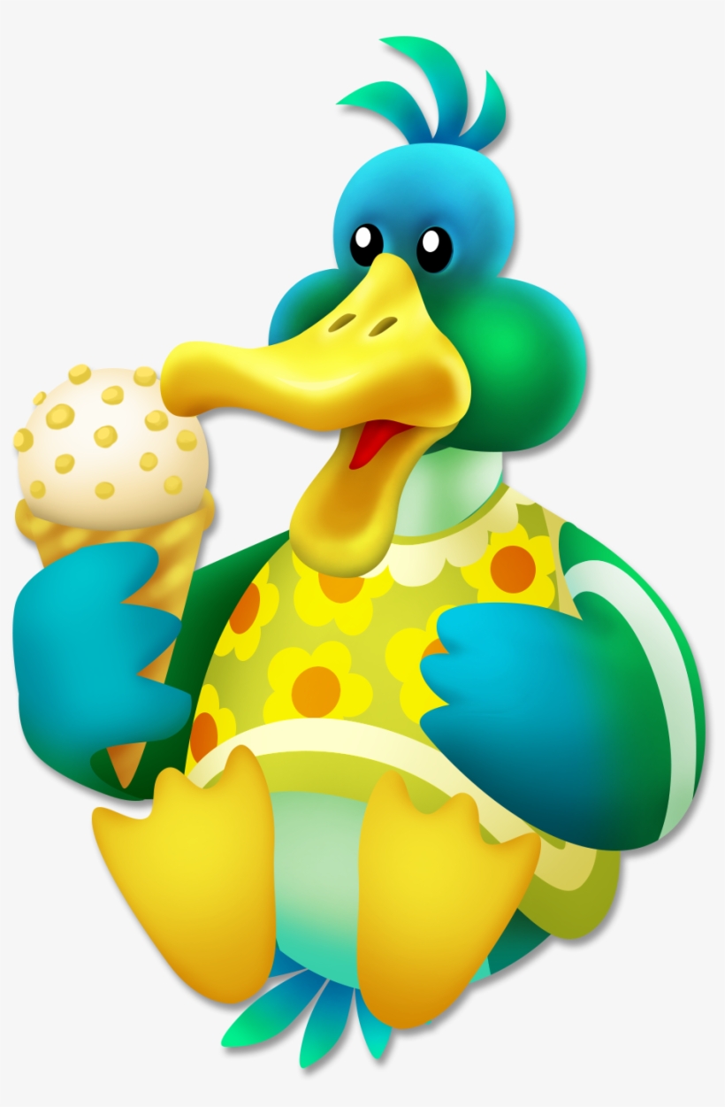 Duck Ice Cream - Hay Day Duck Png, transparent png #4279135