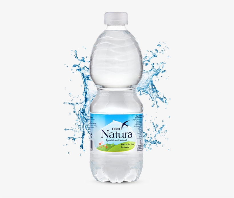 Font Natura Natural Mineral Water Bottle Of - Mineral Water, transparent png #4279375