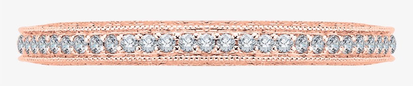 Set In 18k Rose Gold - Bangle, transparent png #4279740