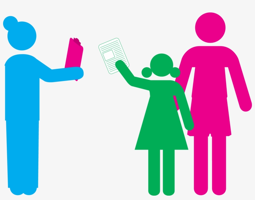 Girl Handing In Form - Pink Woman Icon Png, transparent png #4279970