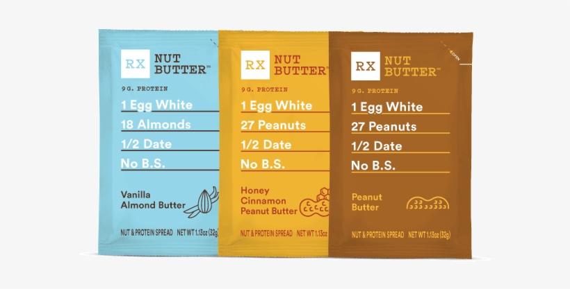 Rxbar's Newest Nut Butter Range - Rx Bar Nut Butter, transparent png #4280845