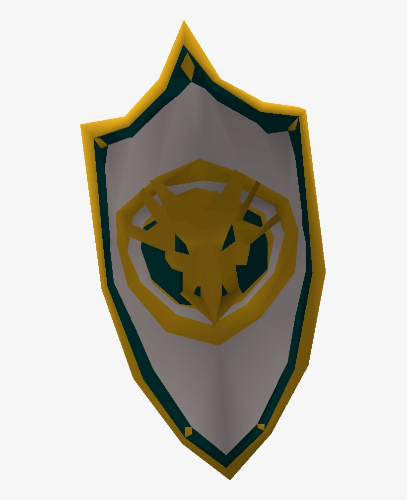 Osrs White And Gold Shield, transparent png #4281425