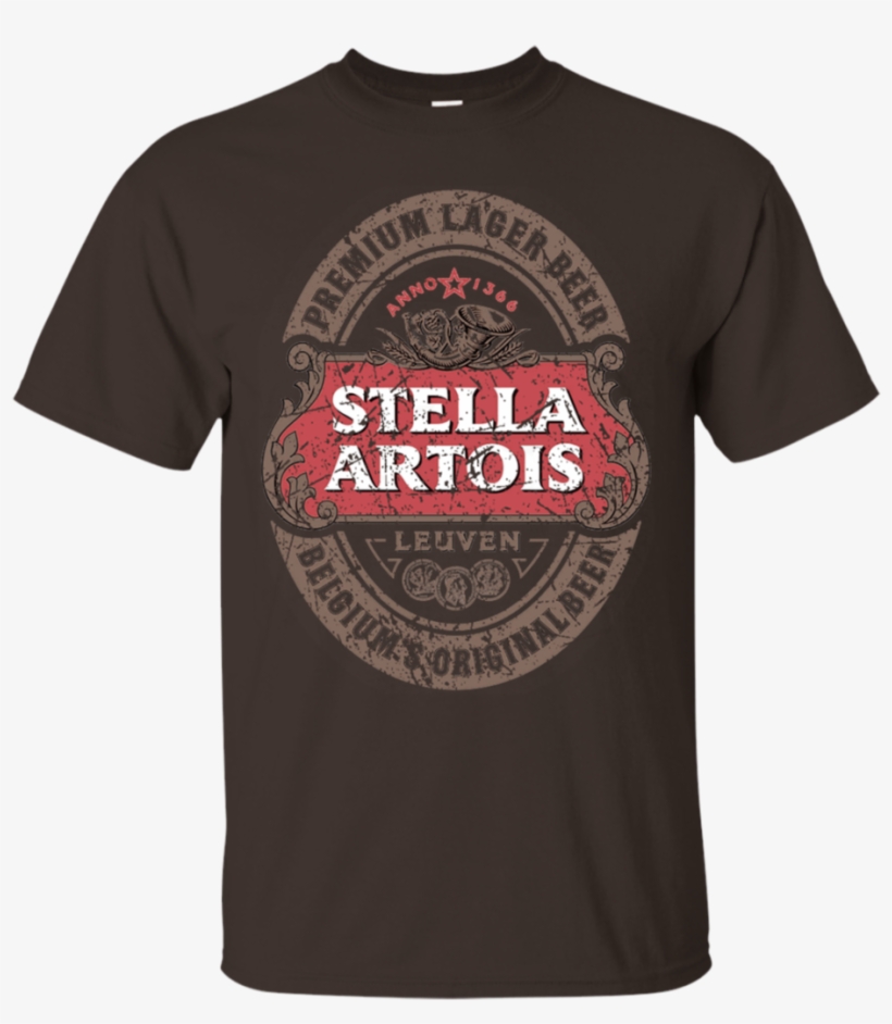 Stella Artois Beer Brand Logo Label T-shirt - Dexys Shirt, transparent png #4281573
