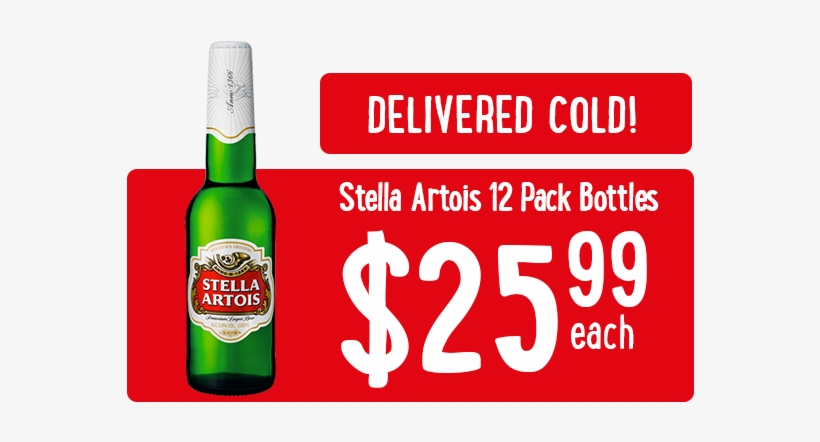Beer, Wine And Spirits Delivered To Your Door In 1 - Stella Artois, transparent png #4281771