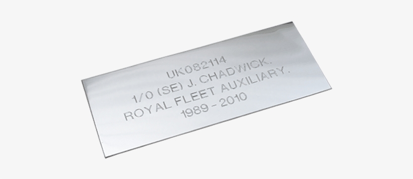 Engraved Plaques From £15 - Silver, transparent png #4282010