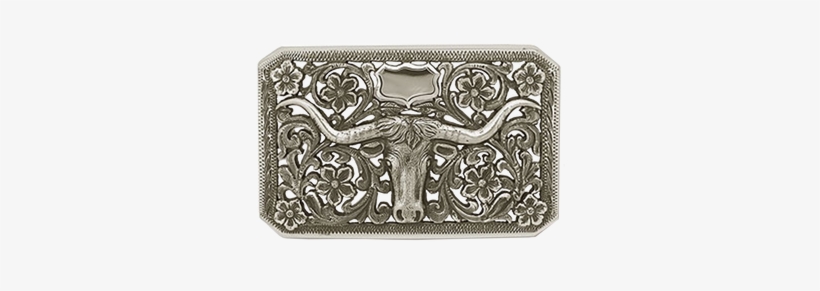 The Silver Longhorn, Flowers, Shield, And Scrolls Are - Emblem, transparent png #4282178
