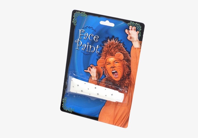 Face Paint, White, White, Large - Blue, transparent png #4282477