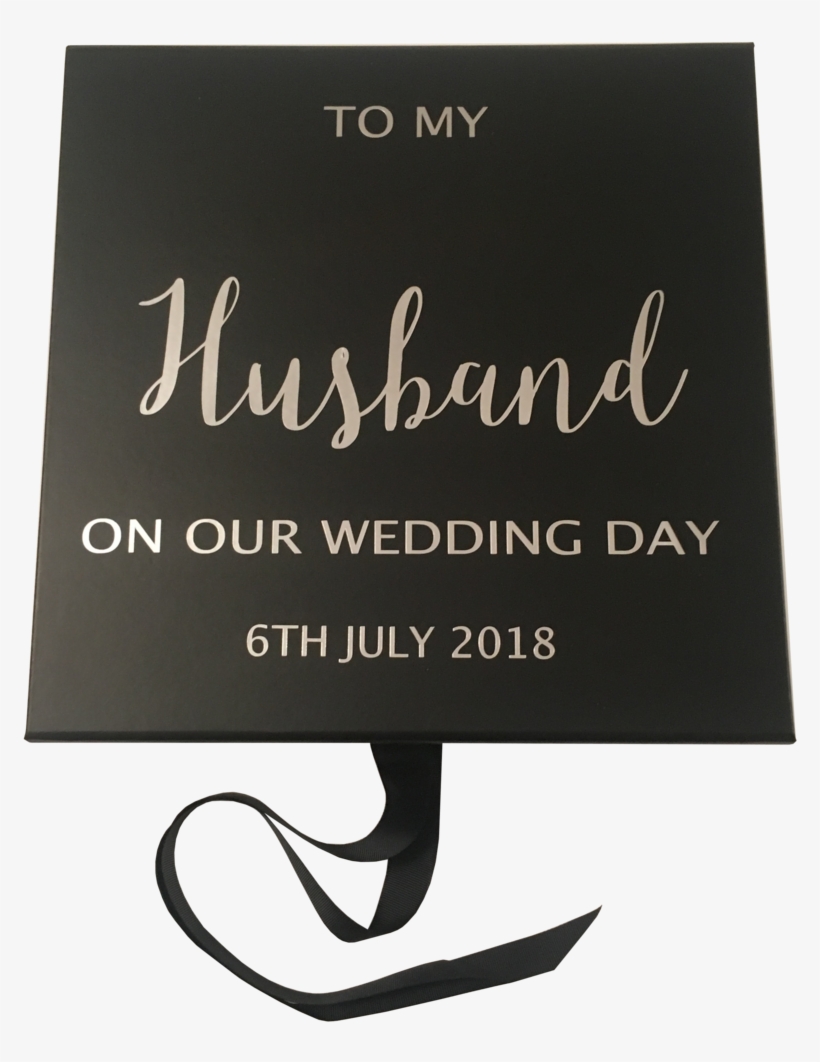 Wedding Day Gift Box Memory Box Bride Groom Wife Husband - Wedding, transparent png #4282664