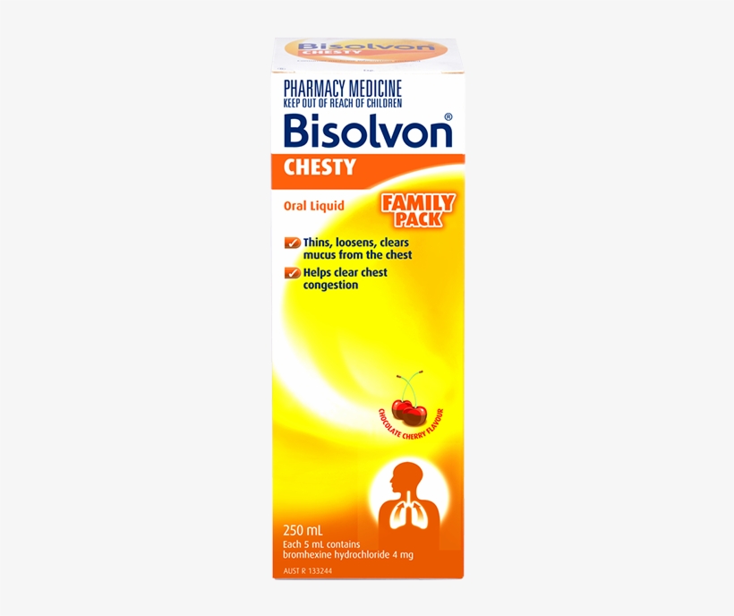 Bisolvonchesty - Bisolvon Chesty Forte 8mg 50 Tablets, transparent png #4282789