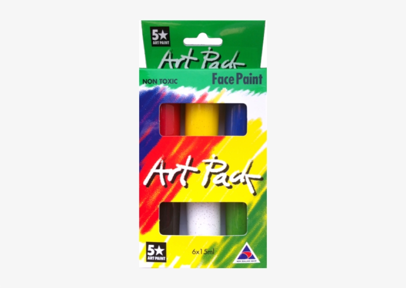 Art Pack - Face Paint Set 6 Colors 15ml, transparent png #4282830