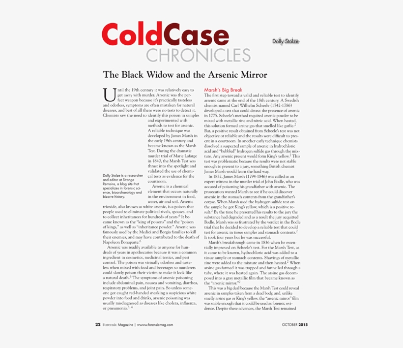 The Case Of Marie Lafarge And How An Arsenic Mirror - Text Page - Holy Land - The Necropolis, transparent png #4282831