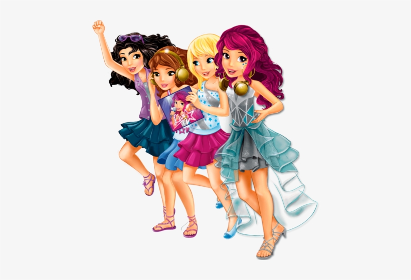Party Slide1-girls - Lego Friends-freunde Fürs Leben (dvd) Dvd, transparent png #4282957