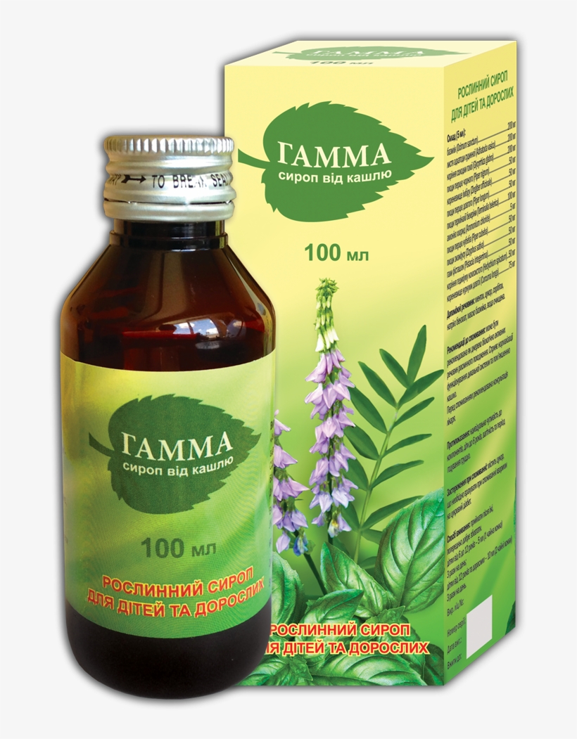 Gamma Cough Syrup - Сиропы От Кашля Харьков, transparent png #4283126
